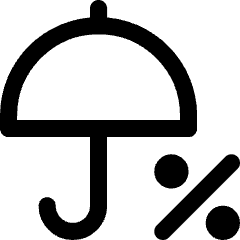 Rain Chance Icon from Core Line Set