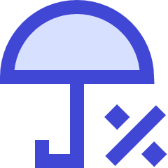 Rain Chance Icon from Sharp Duo Set