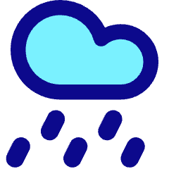 Rain Cloud Icon from Core Pop Set