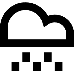 Rain Cloud Icon from Sharp Remix Set
