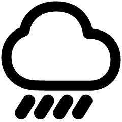 Rain Cloud Icon from Plump Remix Set