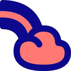 Rainbow Cloud Icon from Flex Pop Set