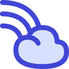 Rainbow Cloud Icon from Flex Duo Set