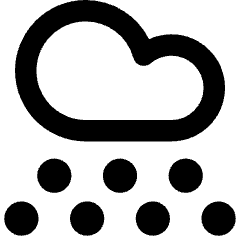 Snow Cloud Icon from Core Remix Set