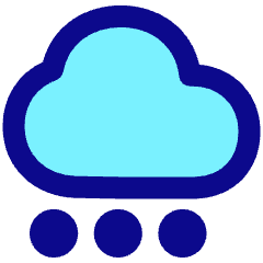 Snow Cloud Icon from Plump Pop Set