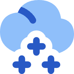 Snow Cloud Icon from Flex Flat Set