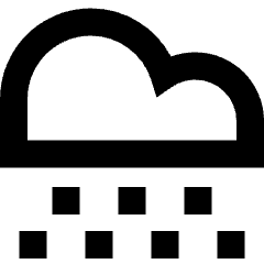 Snow Cloud Icon from Sharp Remix Set