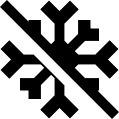 Snow Flake Cross Icon from Sharp Solid Set