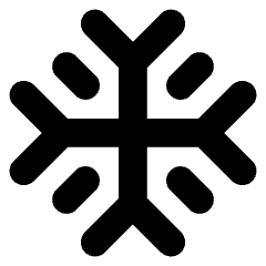 Snow Flake Icon from Core Solid Set