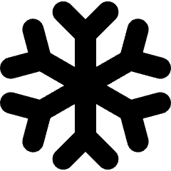 Snow Flake Icon from Micro Solid Set