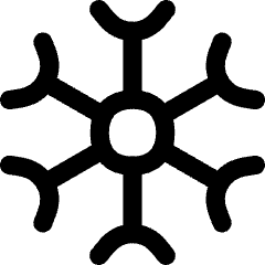 Snow Flake Icon from Flex Line Set