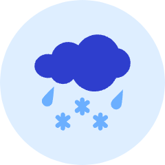 Snow Rain Icon from Kameleon Duo Set