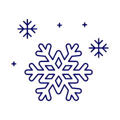 Snowflakes Illustration from UX Line Set