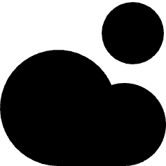 Sun Cloud 1 Icon from Micro Solid Set