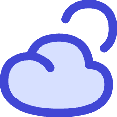 Sun Cloud Icon from Flex Duo Set