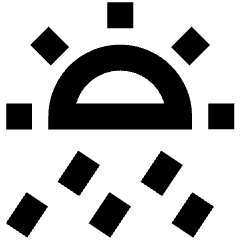 Sun Rain Icon from Sharp Remix Set