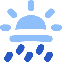 Sun Rain Icon from Flex Flat Set