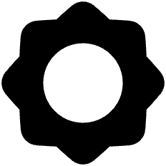 Sun Icon from Plump Solid Set