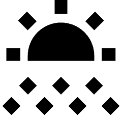 Sun Snow Icon from Sharp Solid Set