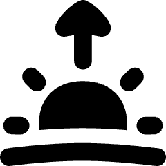 Sunrise Icon from Flex Solid Set