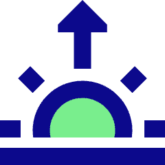 Sunrise Icon from Sharp Pop Set