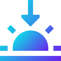 Sunset 2 Icon from Sharp Gradient Set