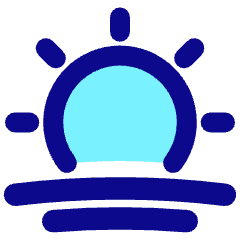 Sunset Icon from Plump Pop Set