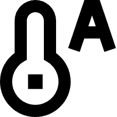 Temperature Thermostat Auto Icon from Sharp Remix Set