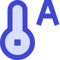 Temperature Thermostat Auto Icon from Sharp Duo Set