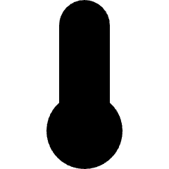 Temperature Icon from Micro Solid Set