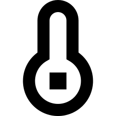Thermometer Icon from Sharp Remix Set