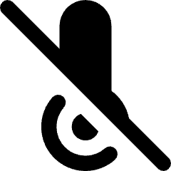 Thermometer Disable Icon from Core Remix Set