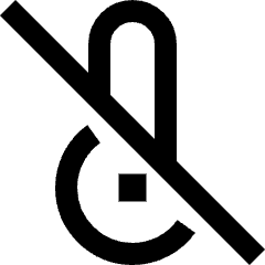 Thermometer Disable Icon from Sharp Line Set