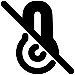 Thermometer Disable Icon from Plump Remix Set