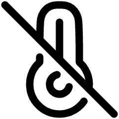 Thermometer Disable Icon from Plump Line Set