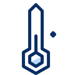 Thermometer Low Icon from Cyber Duotone Set