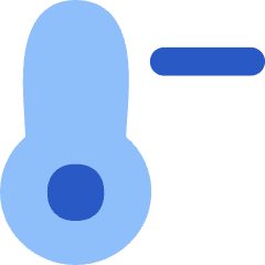 Thermometer Negative Icon from Flex Flat Set