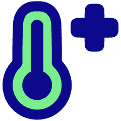 Thermometer Negative Icon from Plump Pop Set