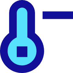 Thermometer Negative Icon from Sharp Pop Set