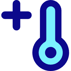 Thermometer Positive Icon from Core Pop Set