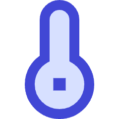 Thermometer Icon from Sharp Duo Set