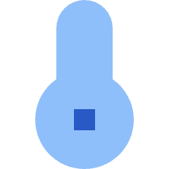 Thermometer Icon from Sharp Flat Set