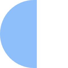 Third Quarter Moon Icon from Sharp Flat Set