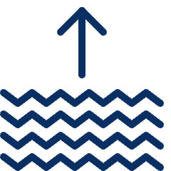 Tide UP Icon from Cyber Duotone Set