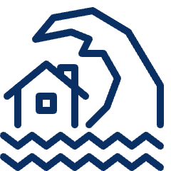 Tsunami Icon from Cyber Line Set