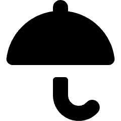 Umbrella Icon from Micro Solid Set