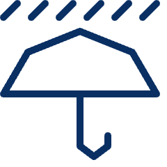 Umbrella Rain Icon from Cyber Line Set