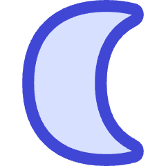 Waning Cresent Moon Icon from Flex Duo Set