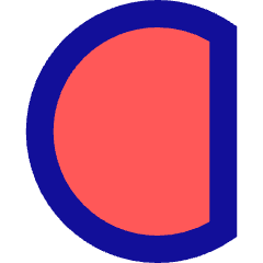 Waning Gibbous Moon Icon from Sharp Pop Set