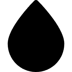 Water Drop Icon from Core Solid Set